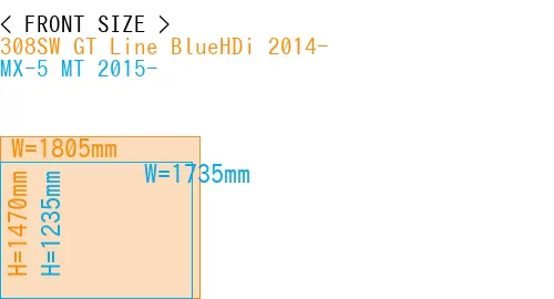 #308SW GT Line BlueHDi 2014- + MX-5 MT 2015-